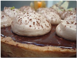 Tarte chocolat-noisette